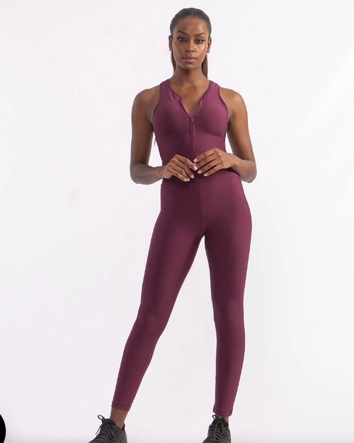 Khaleesi jumpsuit eggplant