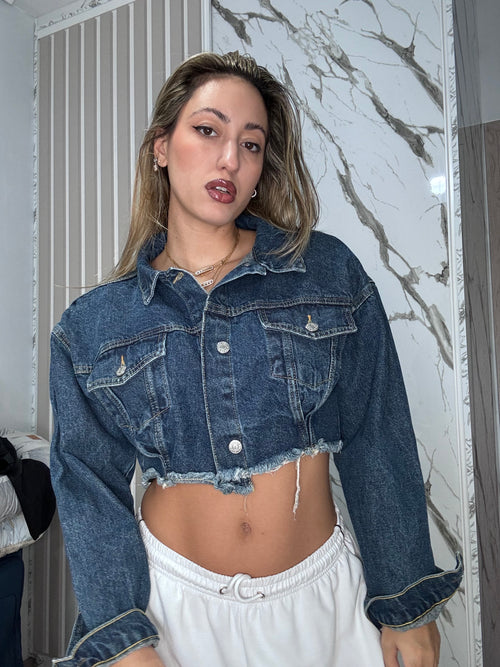 Dark jean jacket