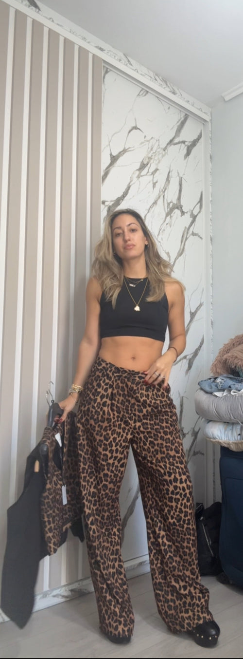 Leopard pants